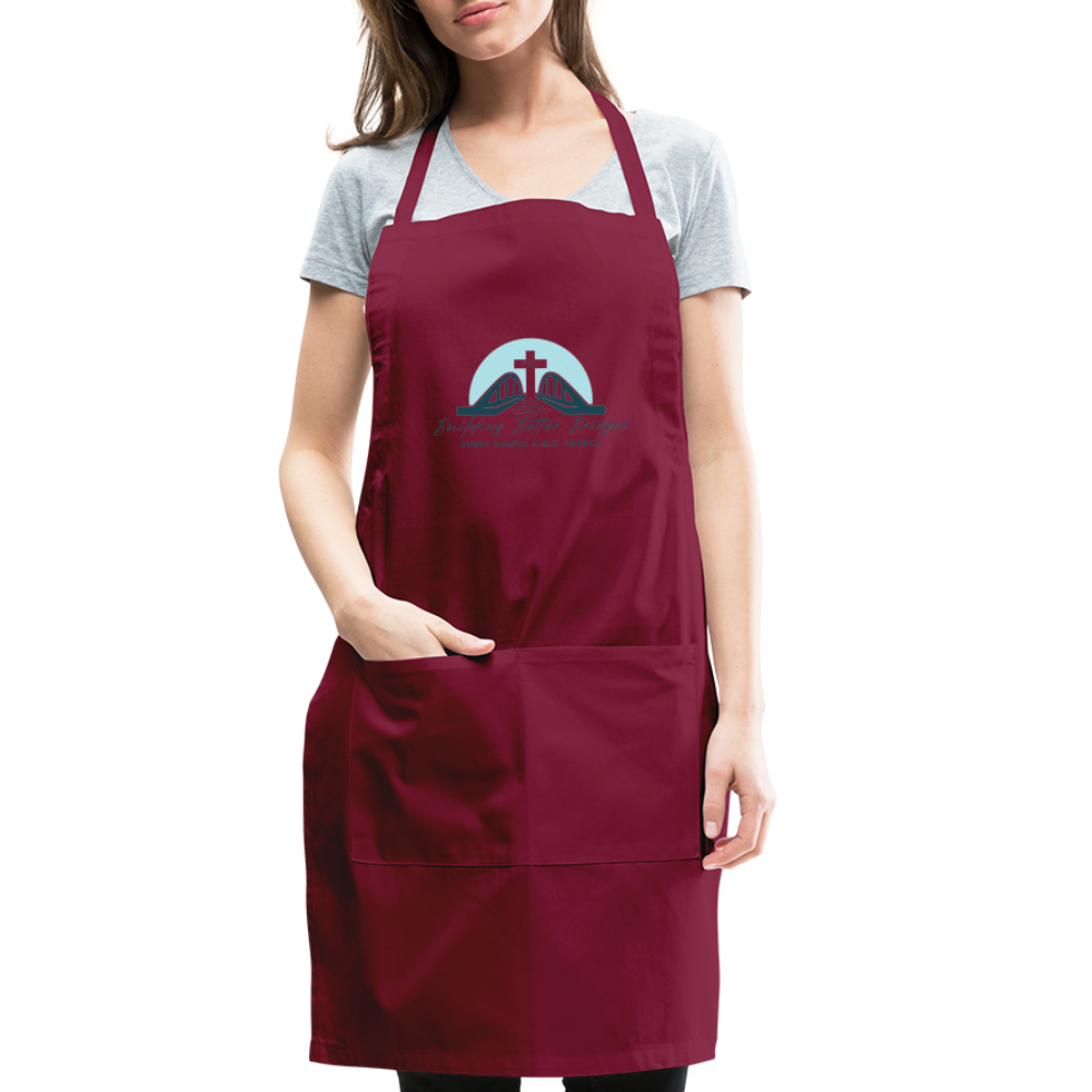 Hurst Chapel A.M.E. Church Apron - burgundy