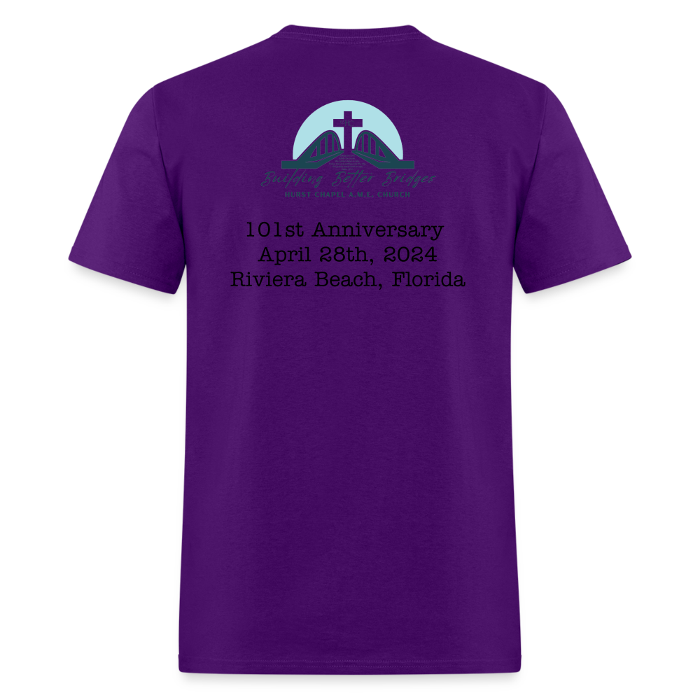 101st Anniversary Tees - purple