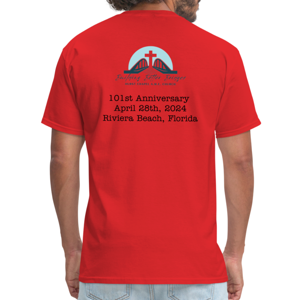 101st Anniversary Tees - red