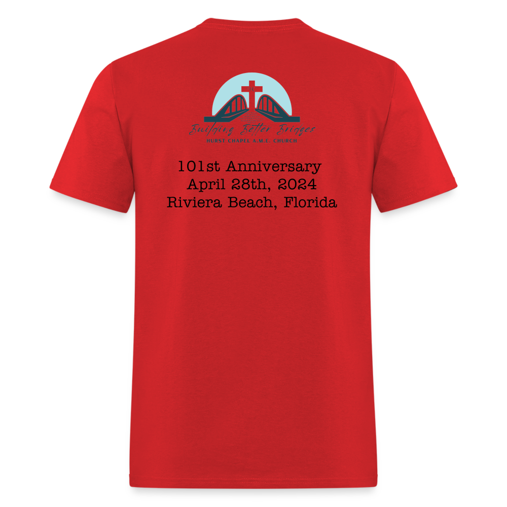 101st Anniversary Tees - red