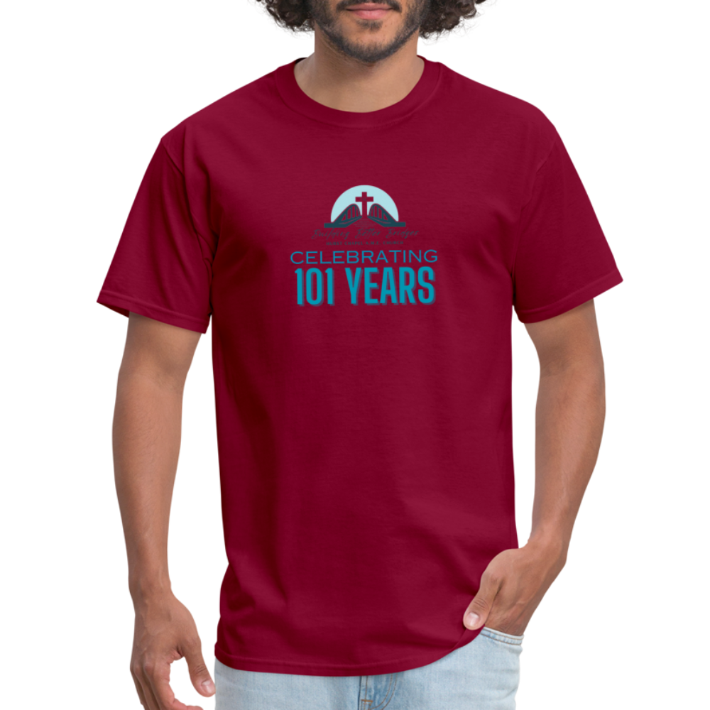 101st Anniversary Tees - burgundy