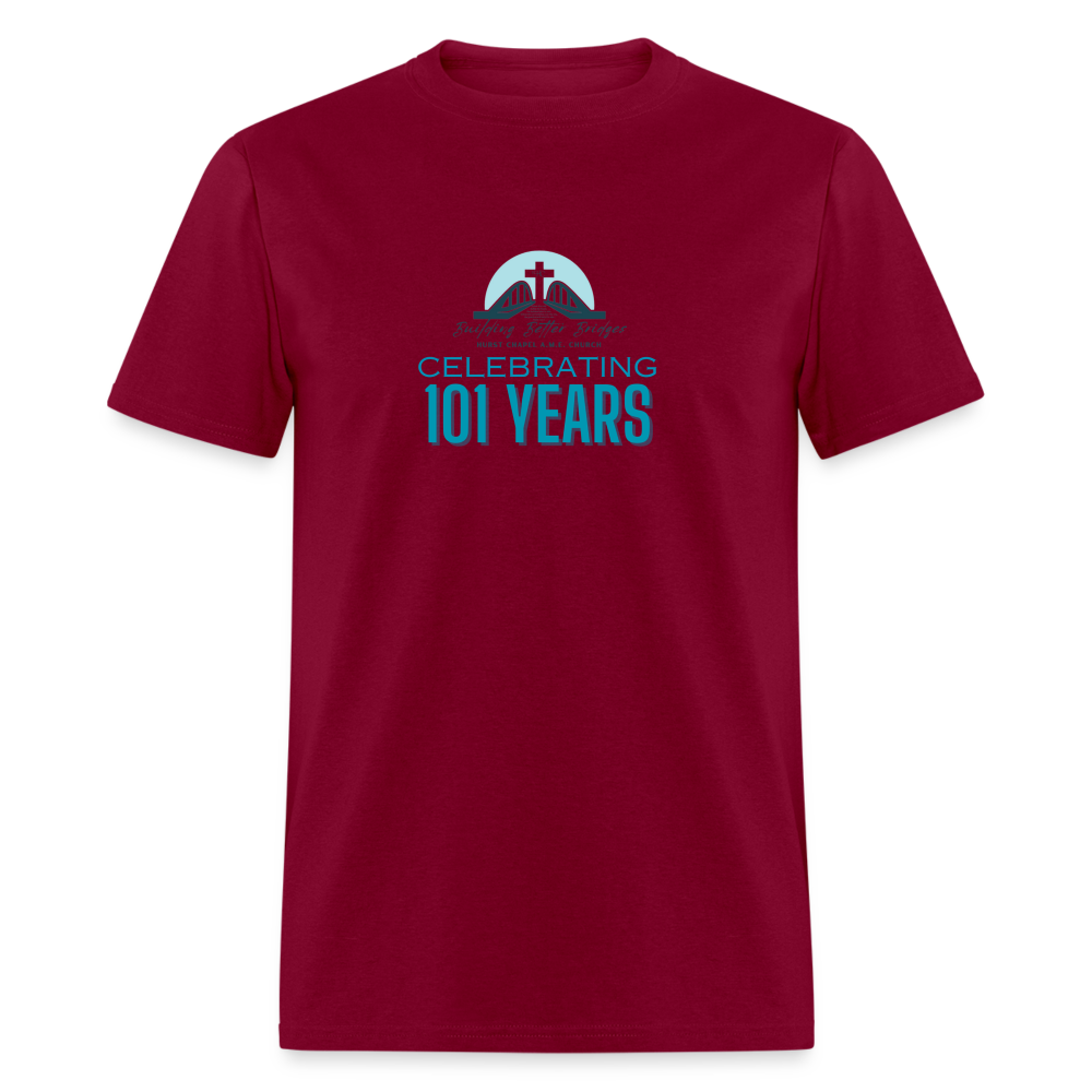 101st Anniversary Tees - burgundy