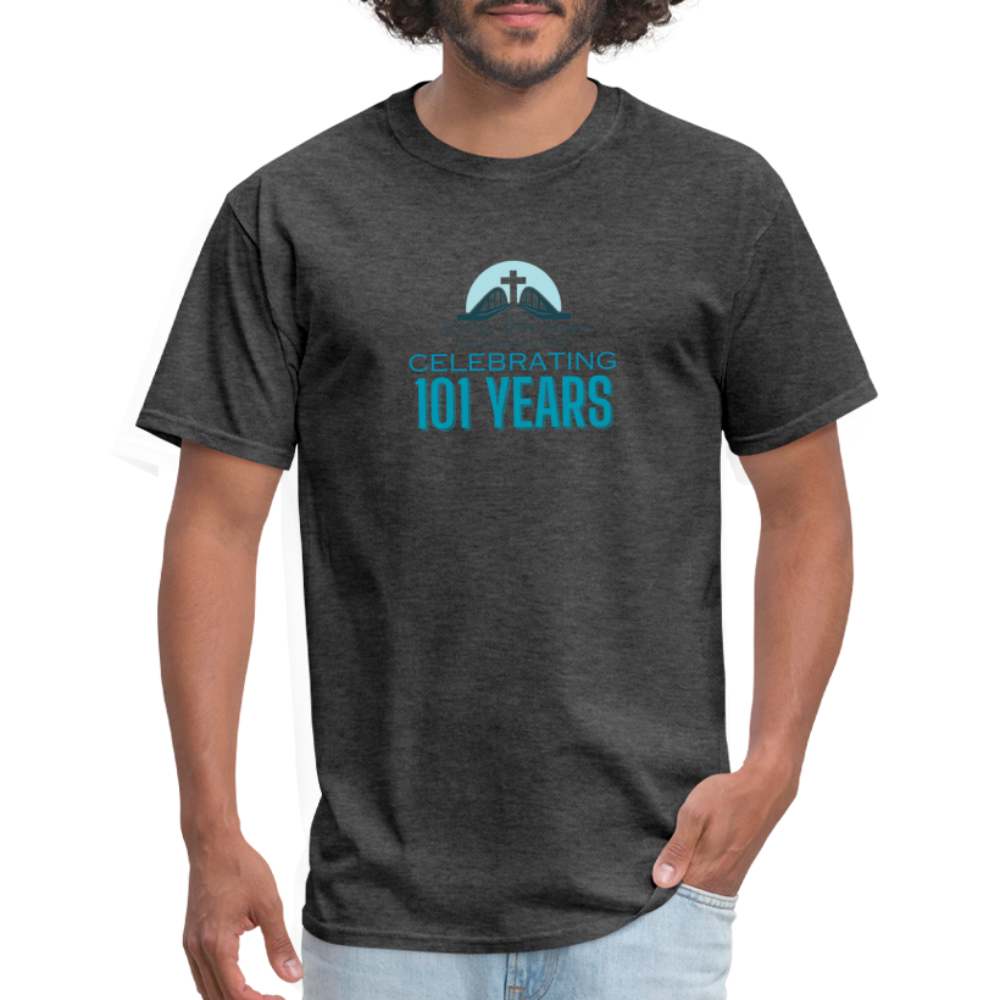 101st Anniversary Tees - heather black