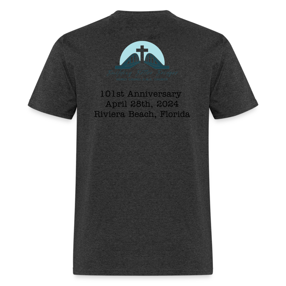 101st Anniversary Tees - heather black