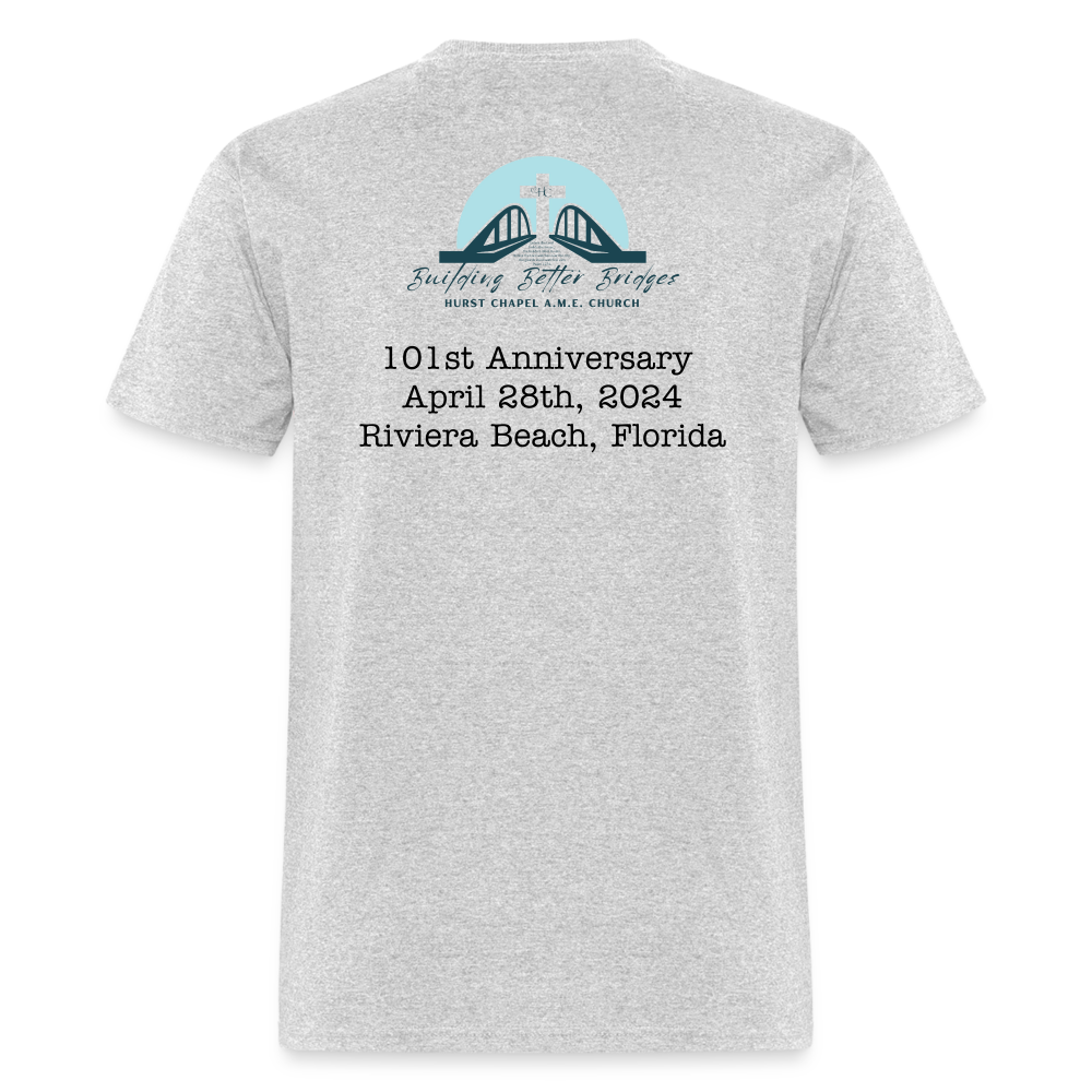 101st Anniversary Tees - heather gray