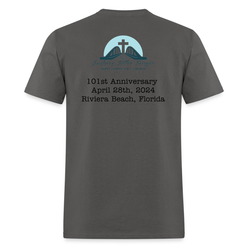 101st Anniversary Tees - charcoal