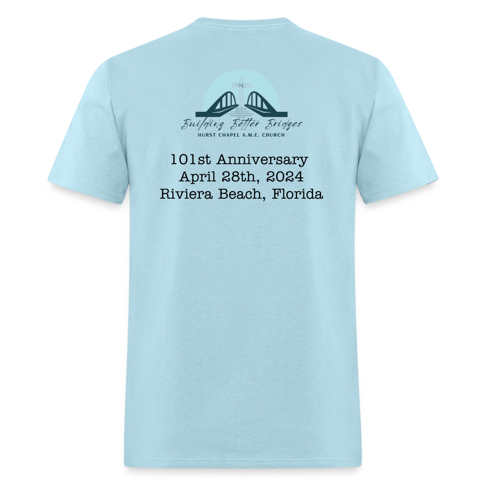 101st Anniversary Tees - powder blue