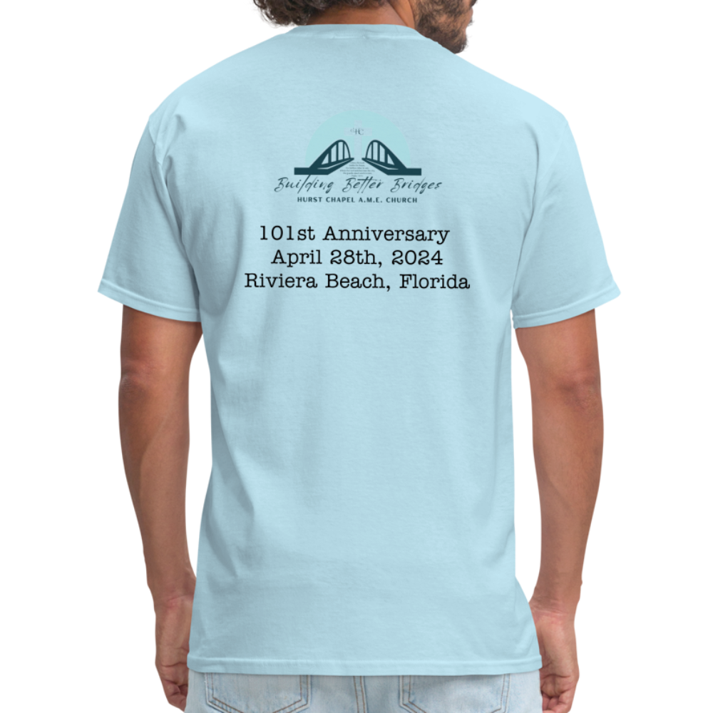 101st Anniversary Tees - powder blue