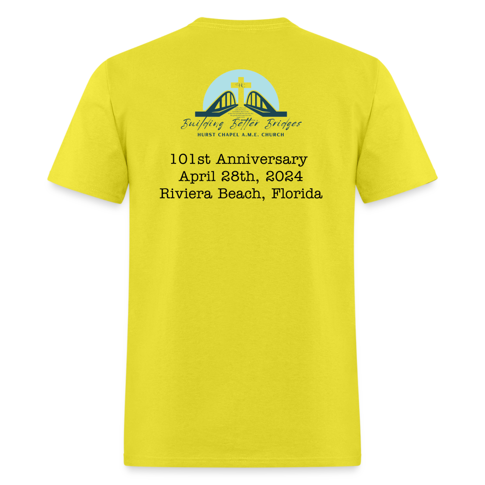 101st Anniversary Tees - yellow