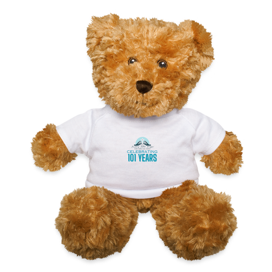 101st Anniversary Teddy Bear - white